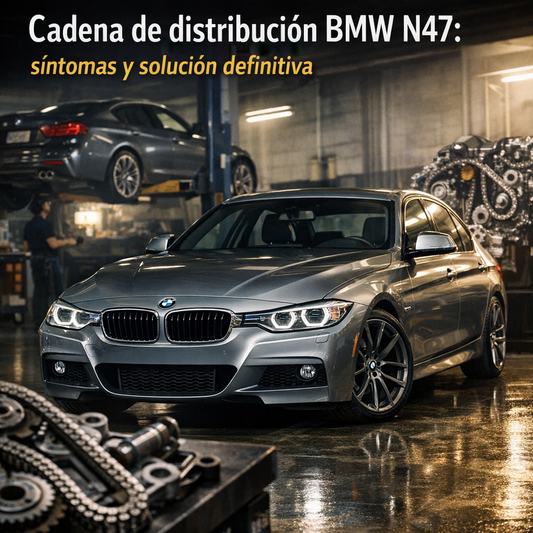 Cadena de distribución BMW N47: síntomas y solución definitiva