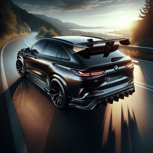 Transforma tu BMW X4 con el Alerón Bmw G02 Look M-performance Negro Brillante