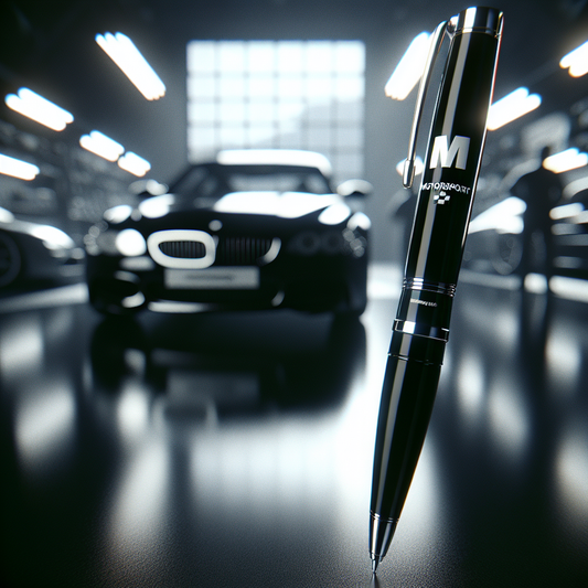 Experimenta la precisión con el bolígrafo M Motorsport Negro/Blanco BMW Original