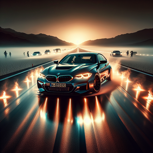 Calcomanía de vinilo para capó de BMW: estilo y protección universal