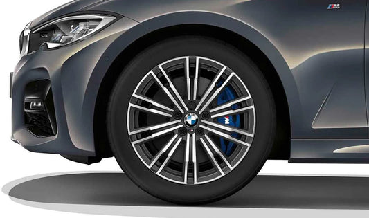 Rueda completa de invierno M Doble radio 790 OEM 36115B4EAB3 para BMW Serie 2 G42, Serie 3 G20/G20N/G21/G21N y Serie 4 G22/G22N/G23/G23N. Solo para eje trasero. Original BMW.