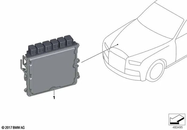 Unidad de control DME 8CT0 para BMW G12N (OEM 12149894926). Original BMW