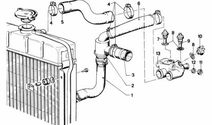 Sensor de temperatura com temporizador OEM 13621355006 para BMW E12. BMW original