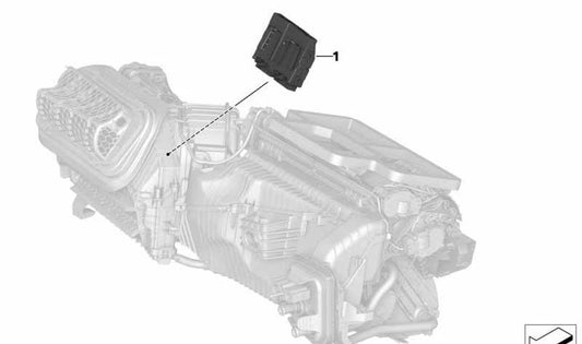 Unidad de control del aire acondicionado OEM 64115A36B32 para BMW E70, E71, F01, F02, F04, F07, F10, F11, F12, F13, F18. Original BMW.
