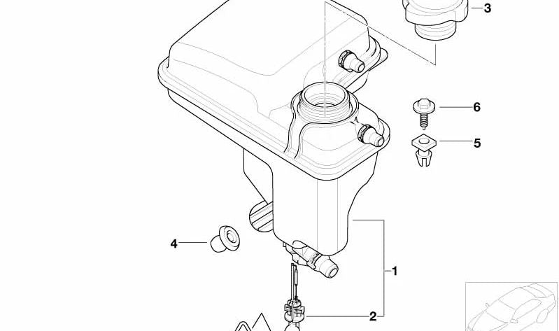 Boquilla delantera OEM 64126910076 para MINI F56, F55, F60, Clubman F54... y más. Original MINI.