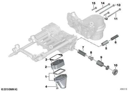 Intake Manifold for BMW X5 E70 (OEM 11417560294). Original BMW
