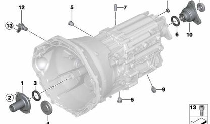 Guía de varilla de cambio OEM 23117537909 para BMW E81, E82, E87, E88, E46, E90, E91, E92, E93, E60, E61, F10, F11, E63, E64, F06, F12, F13, E83, E53, E89. Original BMW.