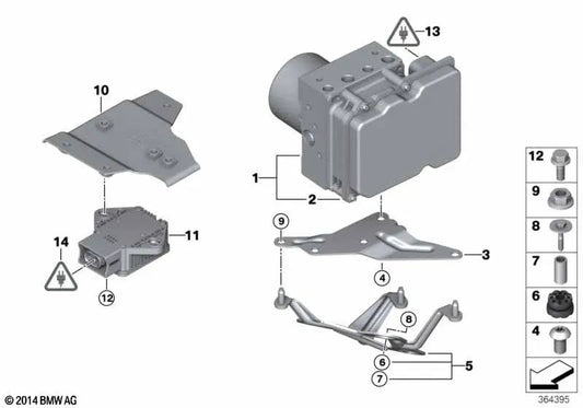 Sensore di velocità angolare per BMW 3 E90 Series, E90N, E91, E91N, E92, E92N, X1 E84 (OEM 34516764856). BMW originale