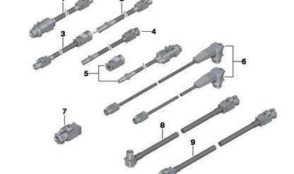 Cable HSD OEM 61119244256 para BMW E70, E71, E72. Original BMW.