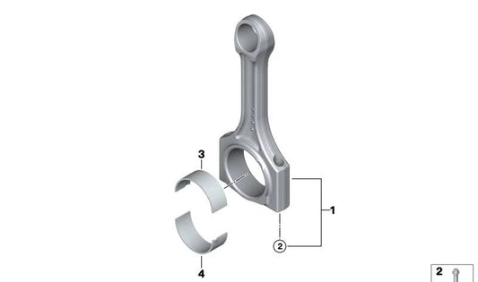 Biela OEM 11247544875 para BMW E60, E60N, E65, E66, E53. Original BMW.