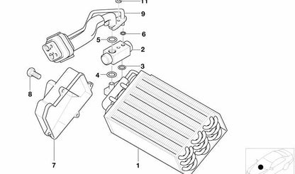 Arandela elástica OEM 07119933231 para BMW E21, E30, E36, E12, E34, E23, E32, E38, E31, Z3. Original BMW.