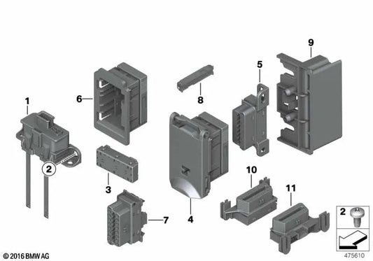 Gehäuse for BMW F20, F21, F52, F22, F23, F87 (OEM 61138366560). Genuine BMW