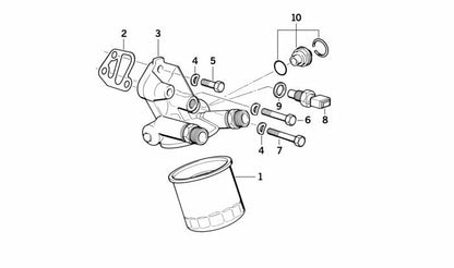 Junta sin amianto OEM 11421312607 para BMW E21, E30, E12, E28. Original BMW.