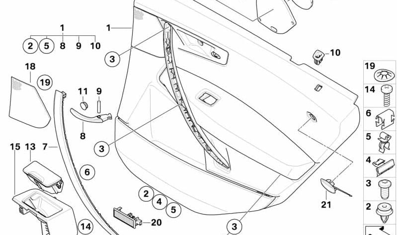 OEM EVELODING PLUG 51413403793 for BMW E83. Original BMW.