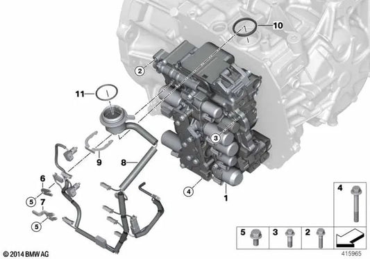 Série de fiação BMW 1 F52, Série 2 F45, F46, X1 F48, F49, X2 F39 (OEM 24368627851). BMW original