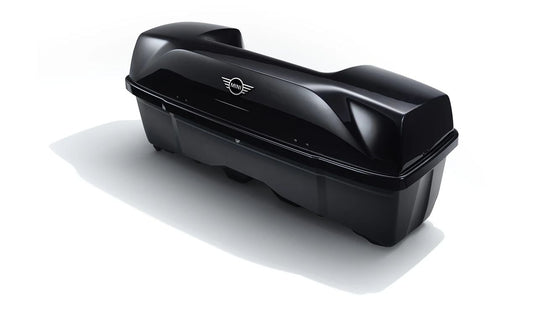 Caja trasera negra para portabicicletas trasero OEM 82725A57171 válido para MINI. Original MINI.
