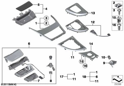 BMW Tablettmatte 1 E81, E82, E87, E87N, E88 (OEM 51167154854). Original BMW