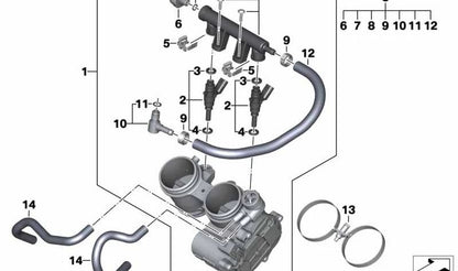 JOINT (joint torique) OEM 13537559991 pour BMW {E81, E82, E87, E88, E90, E91, E92, E93, E60, E61, F07, F10, F11, F18, E63, E64, F12, F13, F01 , F02, F04, E70, E71, E72}. BMW d'origine.