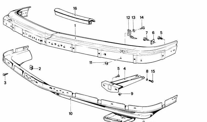 Parafuso sextavado interno para BMW Série 3 E36, Série 5 E12 E39, Série 7 E23, Z4 E85 E86 E89 (OEM 07119903068). BMW original