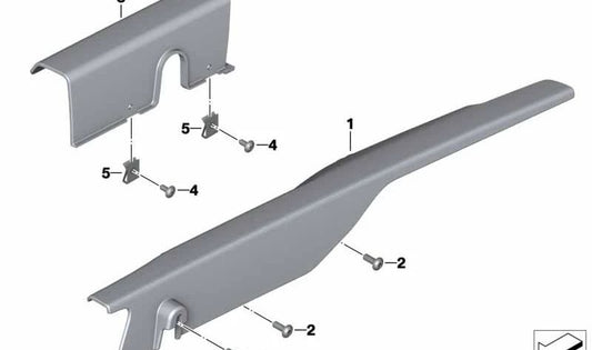 Guardacadena OEM 46637718123 para motos BMW F800R (K73). Original BMW Motorrad.