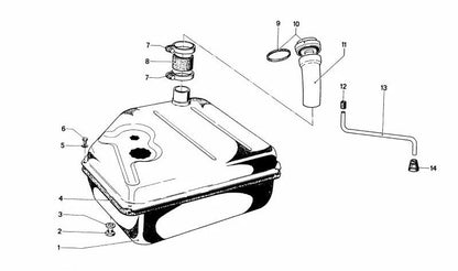 Junta de estanqueidad OEM 16111117053 para BMW E23, E24, E28, E30, E31, E32, E34, E36, E38, E39, E46, E52, E53, E60, E61, E63, E64, E65, E66, E67, E83, E85, E86, E87, E88, F07, F10, F11, F12, F13, F15, F16, F20, F21, F22, F23, F25, F26, F30, F31, F32