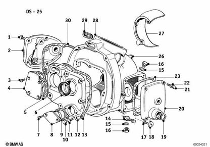 Conjunto de juntas OEM 23000008426 para BMW E36, E46, E34, E39, E60, E32, E38, E65, E53, E83. BMW genuíno.