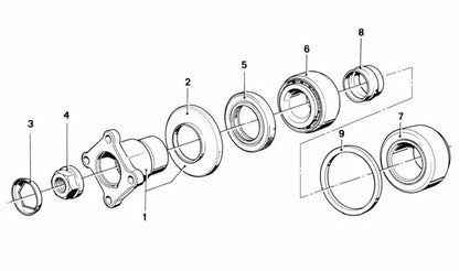Spannungshülle für BMW E30, E36, E12, E28, E34, E24, E23, E32 (OEM 33121744368). Original BMW.