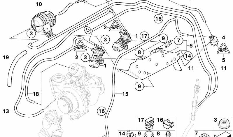 Soporte de motor OEM 11657803734 para BMW E81, E82, E87, E88. Original BMW.