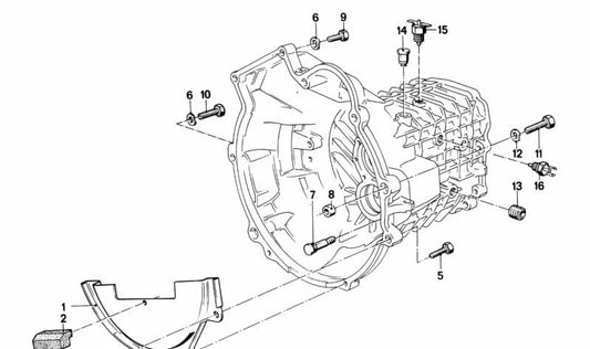 Interruptor luz marcha atrás OEM 23141209217 para BMW E21, E12, E28. Compatible con todos los modelos indicados. Repuesto original BMW.