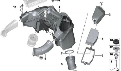 Sensor de temperatura del aire de admisión OEM 13628519445 para BMW F20, F21, F40, F22, F23, F44, F45, F46, E90, E91, E92, E93, F30, F31, F34, G20, G21, F32, F33, F36, F07, F10, F11, G30, G31, F06, F12, F13, G32, F01, F02, G11, G12, G14, G15, G16, E