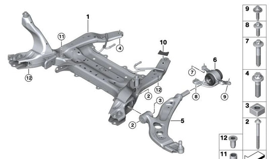 Junta de espuma OEM 31116872462 para BMW {F40, F44, F45, F45N, F46, F46N, F48, F48N, F49, F49N, F39} y MINI {F54, F54N, F55, F55N, F56, F56E, F56F, F56N, F57, F57F, F57N, F60, F60N}. Original BMW y MINI.