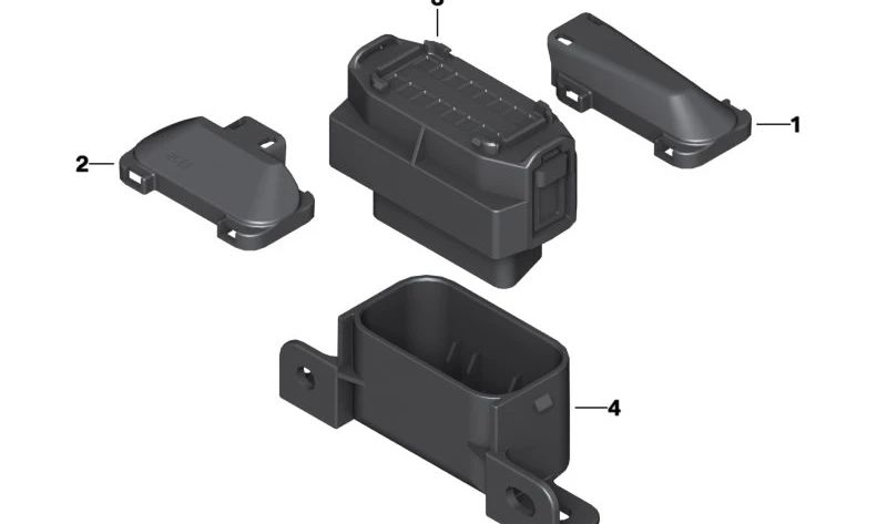 Tapa OBD OEM 61138554037 para motos BMW K1600GT, K1600GTL, K1600Bagger. Original BMW Motorrad.