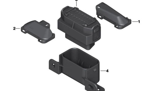 Tapa OBD OEM 61138554037 para motos BMW K1600GT, K1600GTL, K1600Bagger. Original BMW Motorrad.