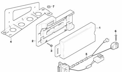 Tuerca hexagonal OEM 61131372722 para BMW E30, E36, E46, E34, E39, E24, E38, E65, E66, E31. Pieza original BMW. Ideal para fijaciones en motor, suspensión y componentes electrónicos.
