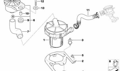 Manguera de presión para BMW X5 E53 (OEM 11721438103). Original BMW
