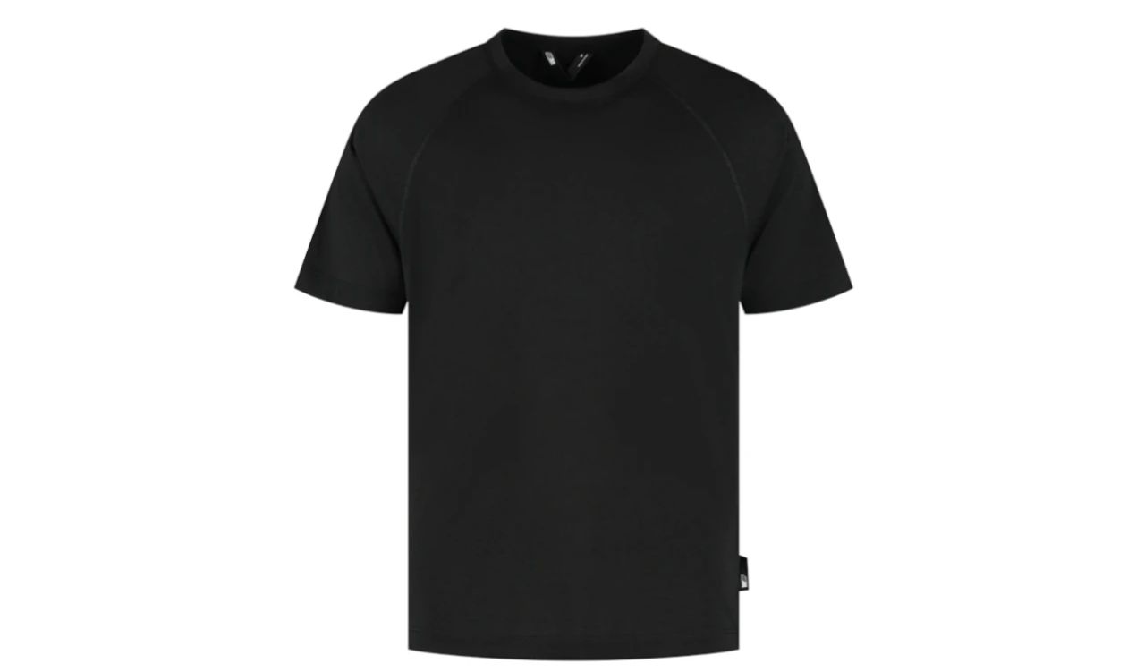 Camiseta Merino negra OEM 80145B70CA3, unisex, tallas XS a XXL, para BMW. Original BMW.