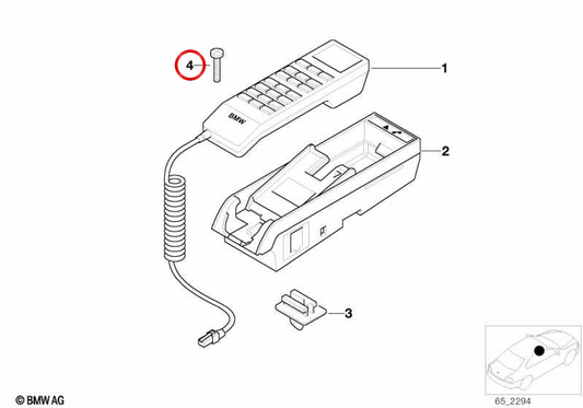 Zylinderkopfschraube M4X32 OEM 07119900183 für BMW 5er E39, 7er E38... und mehr. Original BMW.