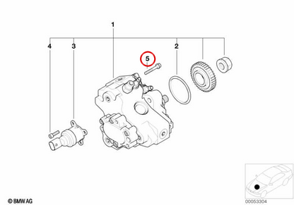 OEM -Zylinderschraube 07119901972 für BMW E36, E38, E65, E83, Z3. Original BMW.