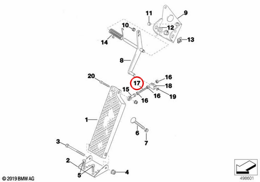 Vis OEM Colata 07119902616 pour BMW E24. BMW d'origine.