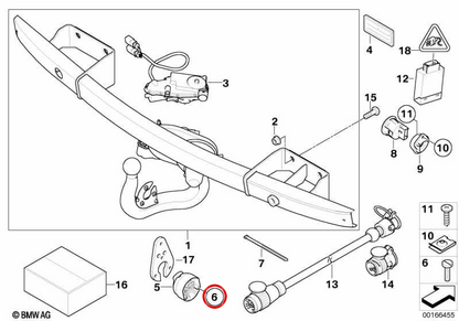 Flat head screw OEM 07119904940 for BMW E90, E91, E92, E93, E84, Mini R60, R61. Original BMW/Mini.