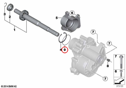 OEM Ringkerndichtring 07119908450 für MINI Countryman R60, Paceman R61. Originaler MINI.