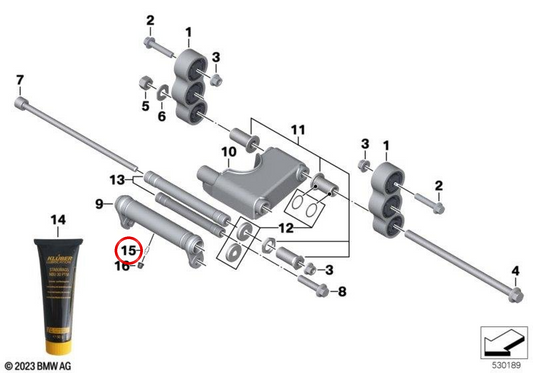 Massa lubrificante OEM 07119909596 para motos BMW C 400 GT e C 400 X. Original BMW Motorrad