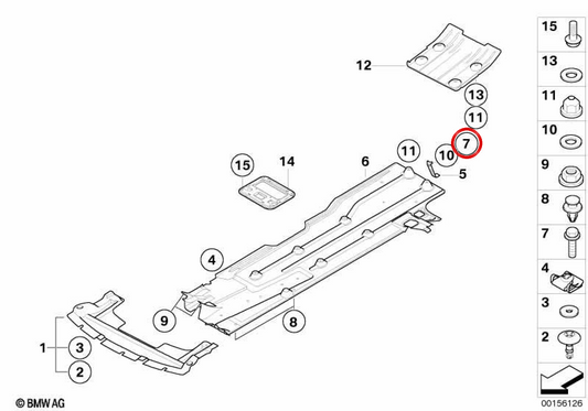OEM 07119915034 Vite esagonale M6X20MM per MINI R53 Coop.S JCW GP. MINI originale.