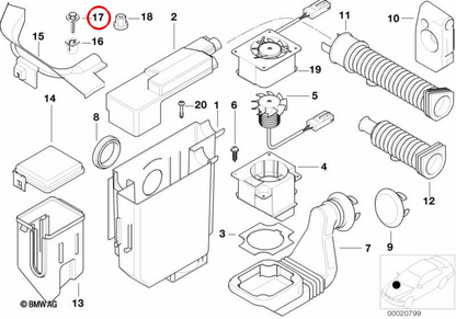Hexagonal screw Chapa Oem 07119916949 for BMW E21, E30, E36, E46, E12, E28, E24, E23, E31, Z1, Z3. Original BMW.