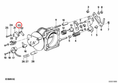 OEM washer 07119931015 for BMW E21, E30, E28, E24, E23, Mini R50. Original BMW and Mini.