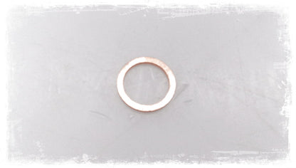 Copper sealing ring 12x16 (A12X16-CU) OEM 07119963132 for BMW motorcycles R1200GS, R1250GS, R1200RT, R1250RT, R nineT, K1200S, K1300S... and more. Original BMW Motorrad.