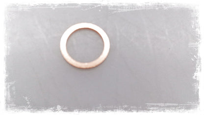 Copper sealing ring 12x16 (A12X16-CU) OEM 07119963132 for BMW motorcycles R1200GS, R1250GS, R1200RT, R1250RT, R nineT, K1200S, K1300S... and more. Original BMW Motorrad.