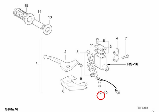 Parafuso Torx M4X6 OEM 07129902545 para BMW F 650 GS, G 650 GS, G 650 X... e muito mais. Originais BMW Motorrad.