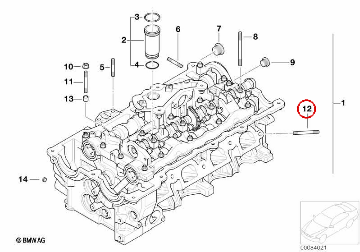 M7X60 OEM 07129904547 VITE PRIGIONALE per BMW E81, E82, E87, E87N, E88, E46, E90, E90N, E91, E91N, E92, E92N, E93, E93N, E60N, E84, E83, E83N, E83N, E85, E82, E92, E92N, E93, E93N, E60N, E84, E83, E83N, E83N, E85. BMW originale.