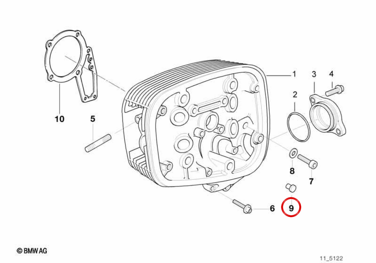 ISA-Schraube M6X12 OEM 07129904831 für BMW 1er E87, 3er E46, 5er E60, 7er E65, X5 E70, i3 I01, MINI Clubman F54... und mehr. Original BMW und MINI.